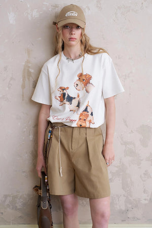 Chic Pleated Wide-Leg Trousers