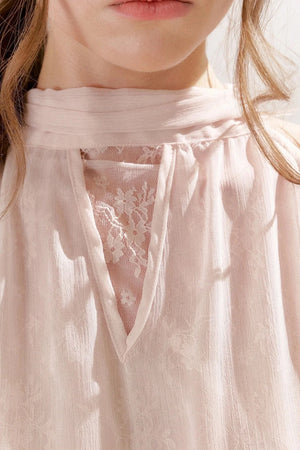 Chiffon Lace Halter Sleeveless Dress