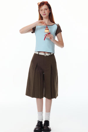 Choco One-Shoulder Tee