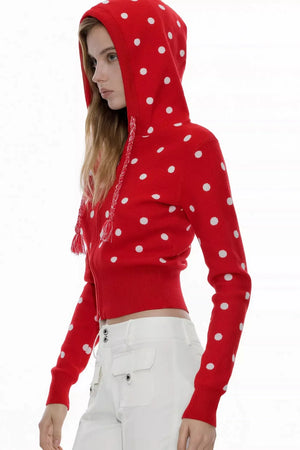 Christmas Berry Hooded Top