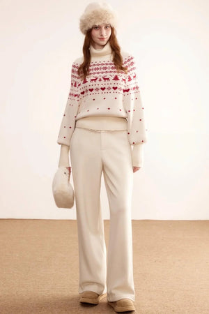 Christmas Fair Isle Turtleneck Sweater