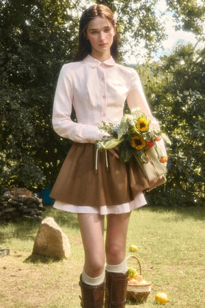 Classic Check Short Skirt
