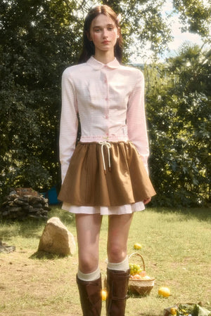 Classic Check Short Skirt