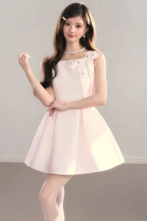 Classic French Waist-Cinching Dress