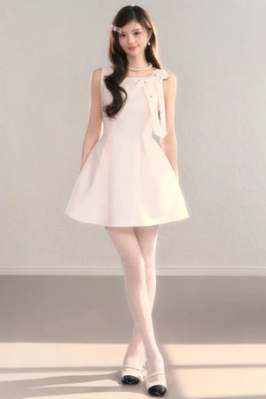 Classic French Waist-Cinching Dress