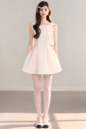 Classic French Waist-Cinching Dress