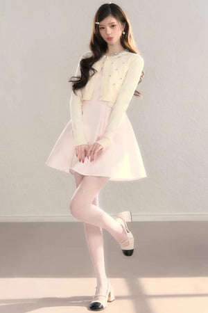 Classic French Waist-Cinching Dress