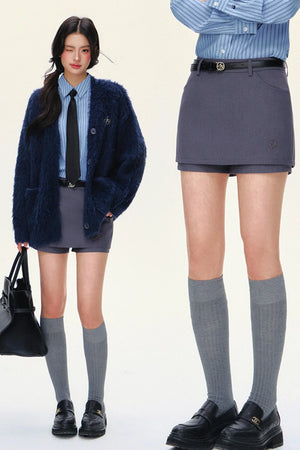Classic High-Rise Mini Skirt