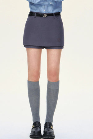 Classic High-Rise Mini Skirt