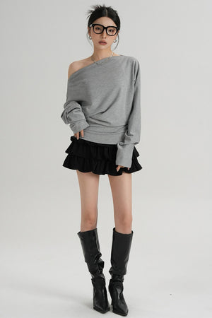 Classic High Waisted Pleated Skirt