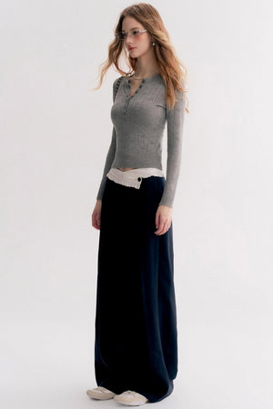 Cleanfit Jacquard Texture Crew Neck Shirt
