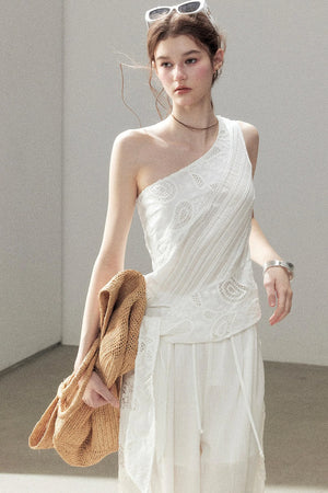 Clear Sky Sleeveless Top Set-Up