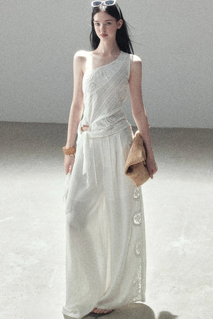 Clear Sky Sleeveless Top Set-Up