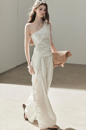 Clear Sky Sleeveless Top Set-Up
