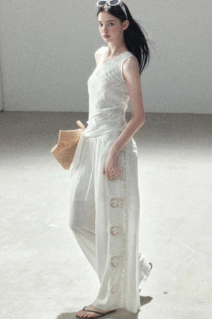 Clear Sky Sleeveless Top Set-Up