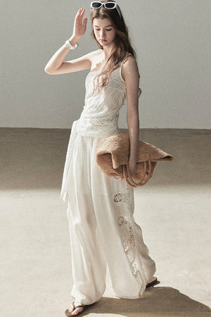 Clear Sky Sleeveless Top Set-Up