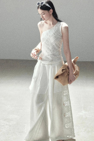 Clear Sky Sleeveless Top Set-Up