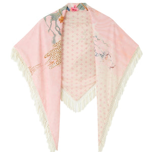 Cloud Flower Tropical Floral Triangle Bikini Set-Up