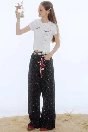 Cloud Fudge Floral Pants