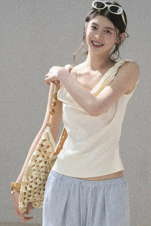 Cloud-Kissed Off-Shoulder Top