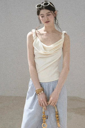 Cloud-Kissed Off-Shoulder Top