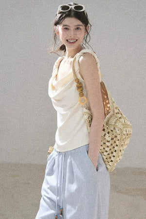 Cloud-Kissed Off-Shoulder Top