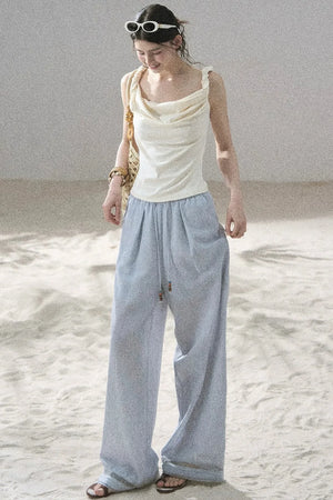 Cloud-Kissed Off-Shoulder Top