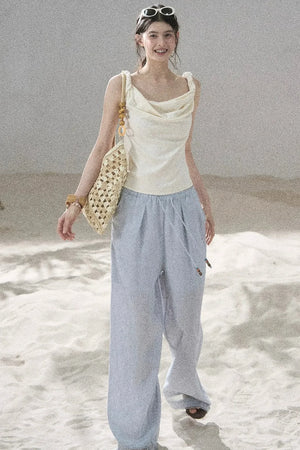 Cloud-Kissed Off-Shoulder Top