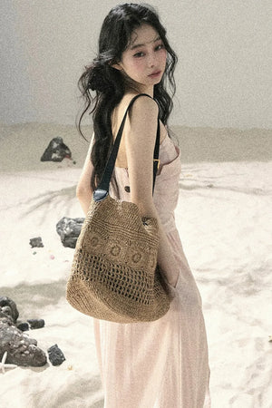 Cloud-Like Strapless Summer Dress