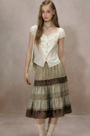Cloud Starlight Lace Blouse