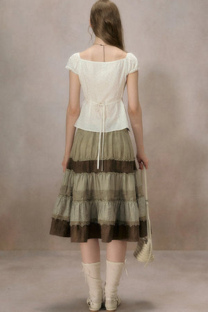 Cloud Starlight Lace Blouse