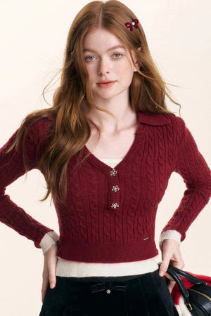 Cloud V-Neck Knit