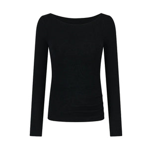 Cloud Yarn Long-sleeved Top