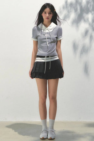 College Chic Knit Tee