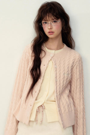 College Style Fake Two-Layer Sweater