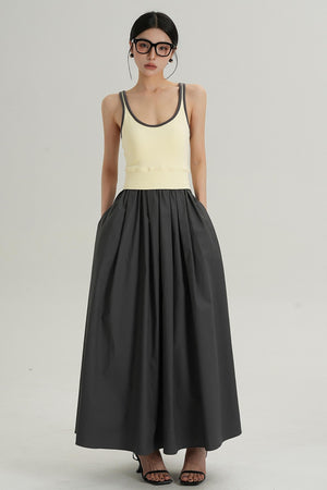 Color Block Camisole Dress