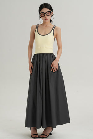 Color Block Camisole Dress