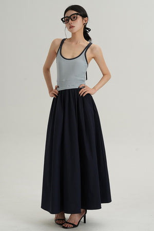 Color Block Camisole Dress