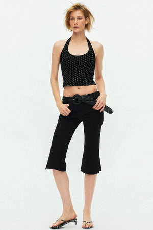 Color-Block Halter Camisole Top