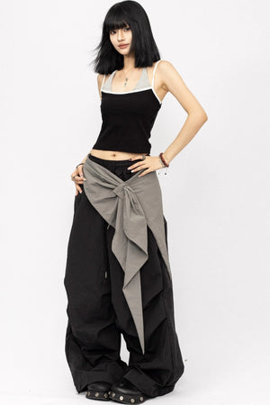 Color Block Halter Tank Top