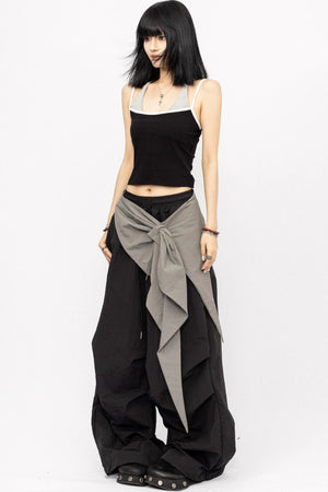 Color Block Halter Tank Top
