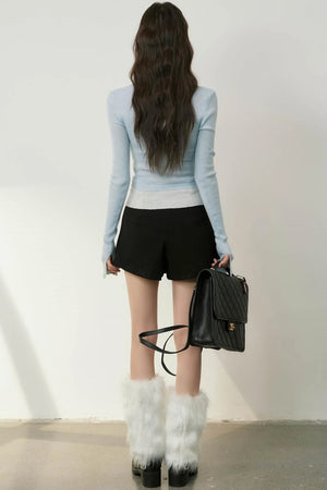 Color-block Knit Top
