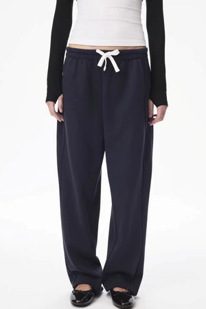 Color-Blocked Carrot Pants