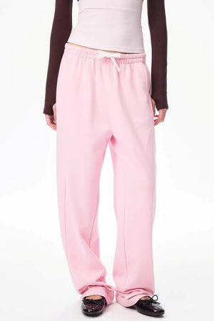 Color-Blocked Carrot Pants