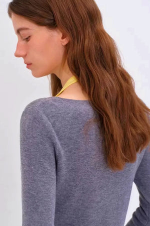 Color-Blocking Knit Cardigan