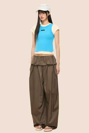 Colorblock T-Shirt Set