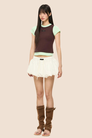 Colorblock T-Shirt Set