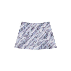 Colorful Plaid A-Line Skirt Set-Up