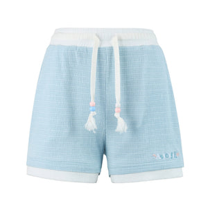 Colour-Block Drawstring Shorts Pants
