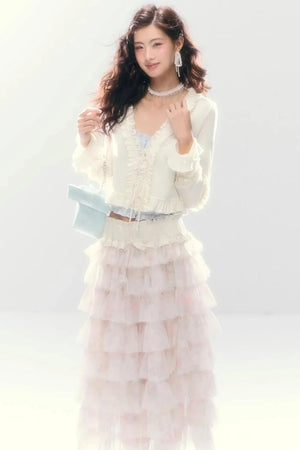 Comfort Embracing Knitted Cardigan Top